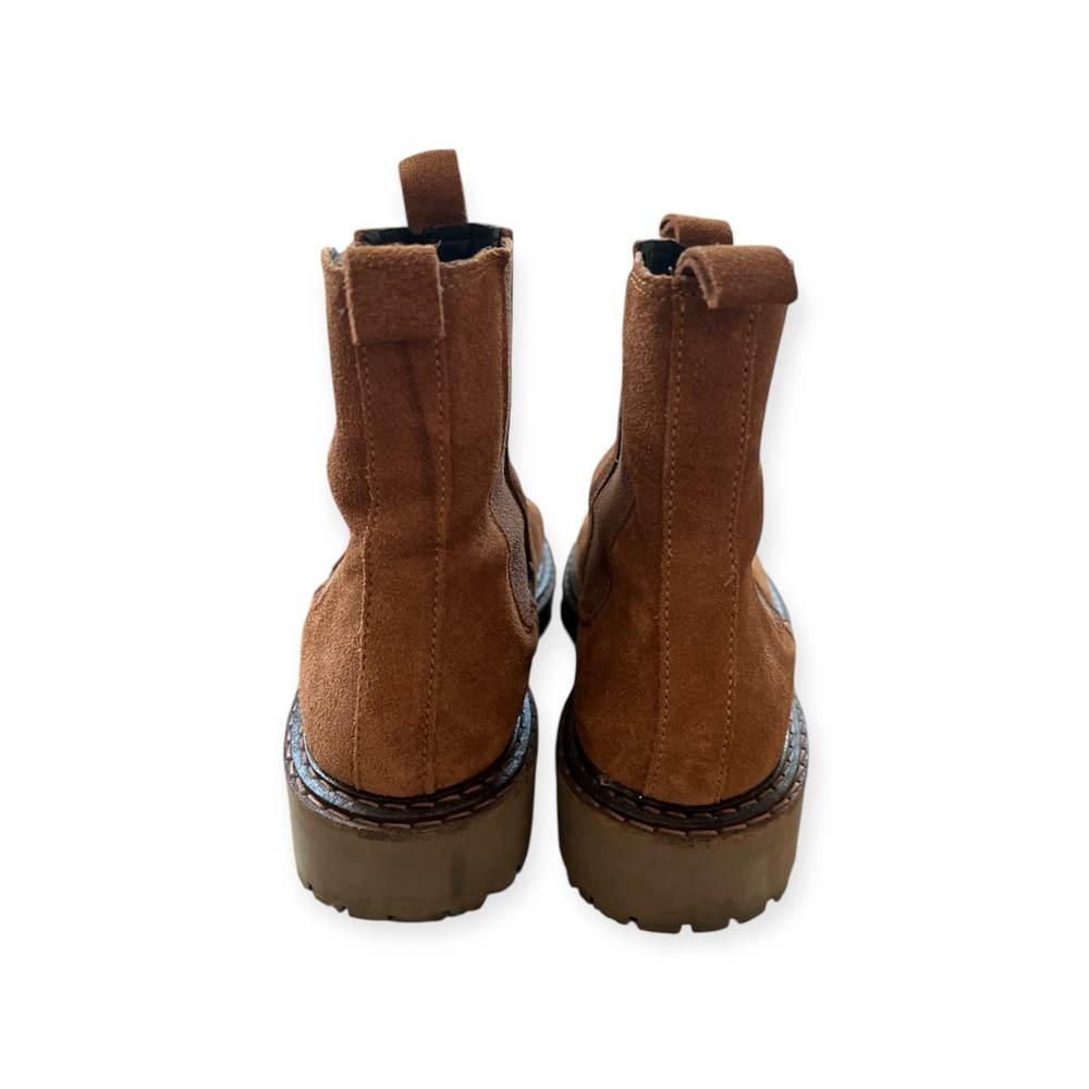 Brown Suede Ankle Boots - Picture 4 of 4